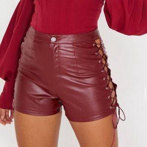 Wine colored shorts